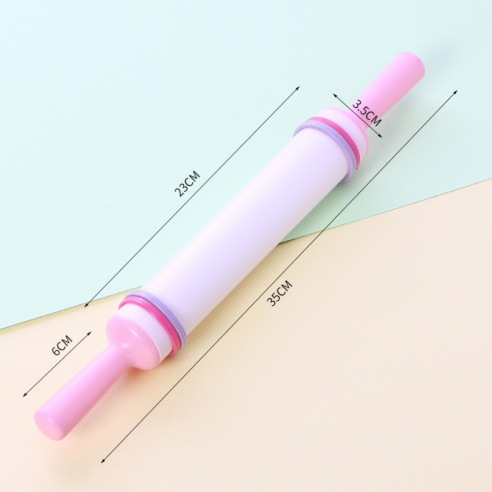 Witte 36Cm Non-stick Glide Fondant Rolling Pin Fondant Taart Deeg Roller Decorating Cake Roller Ambachten Bakken koken Tool