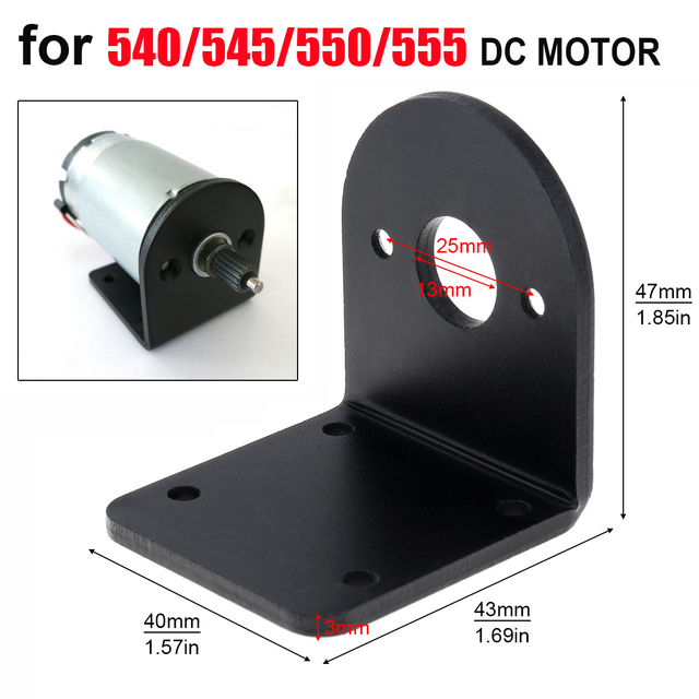 775 Motor Mount Bracket Universal Straight Plat Fixing Mounting Bracket for 750/755/775/795/895 DC Motor 28/35/42 Stepper Motor