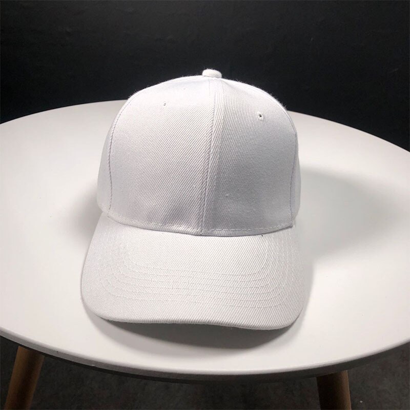 Crocosport-sombreros snapback de béisbol hip hop, sombreros ajustados baratos para hombres y mujeres, sombreros con visera curvada, gorro dañado: Blanco