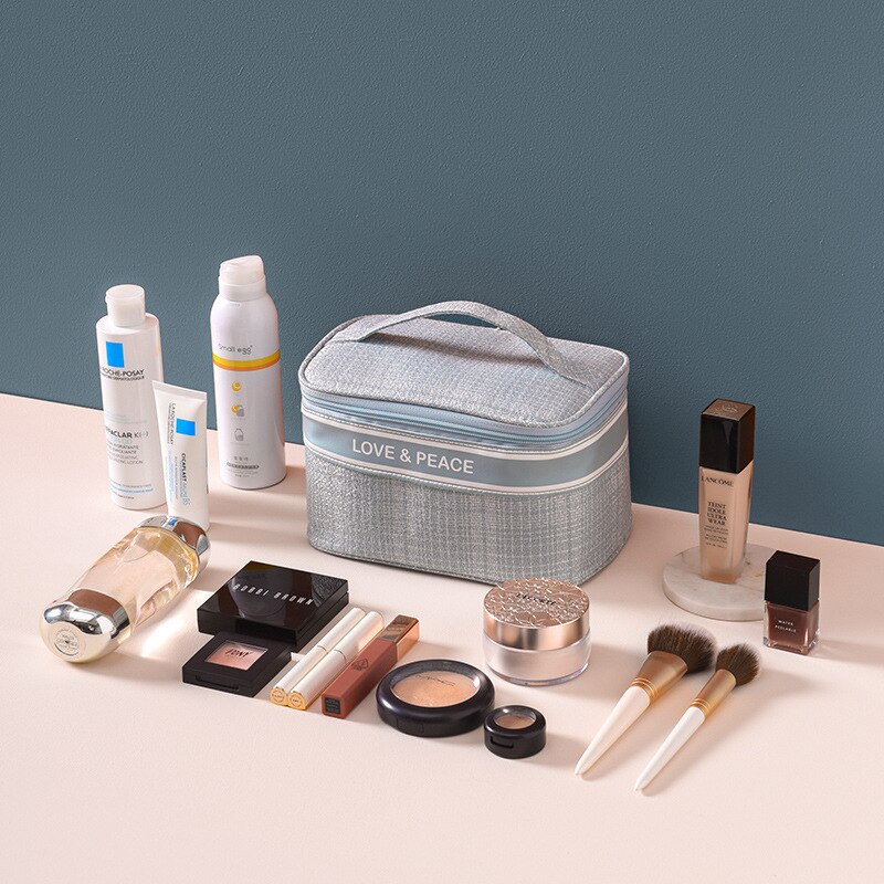 Make-uptas zomer toilettas trousse de toilette neceser mujer cosmetische tas vrouwen make-updoos met grote capaciteit
