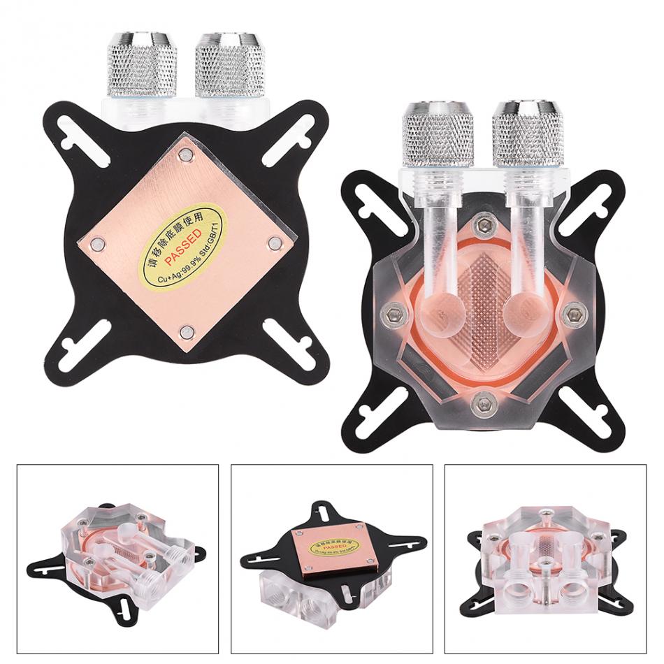 GPU Water Cooling Block Double ChannelG1/4 GPU Water Cooler Block Universal for GPU Computer Water Cooling System Waterblock