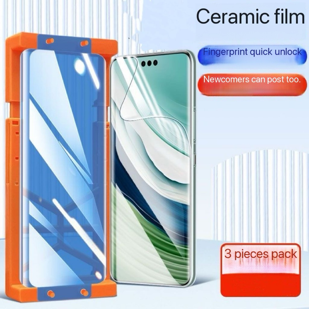 3d böjt, icke-härdat glas för huawei  p30 40 50 60 pro pura 80 70 ultra mate 20 30 40 50 60 70 pro rs skärmskydd