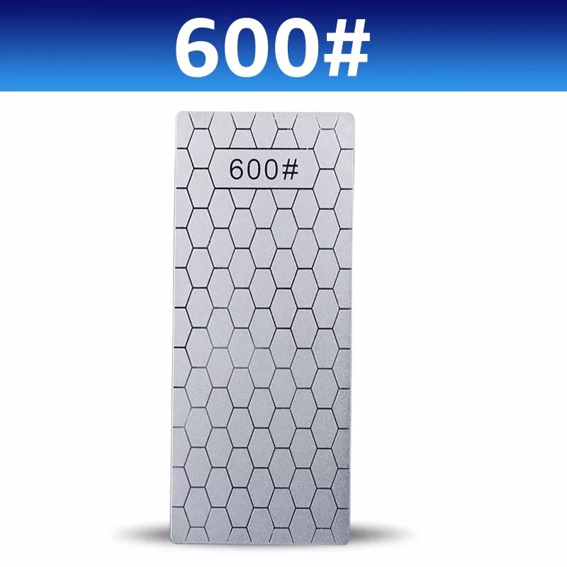 1/2/3/4pcs Diamond Knife Sharpening Stone 400# 600# 1000# 1200# Knife Sharpener Set Portable Honeycomb Whetstone Grindstone Tool: 600
