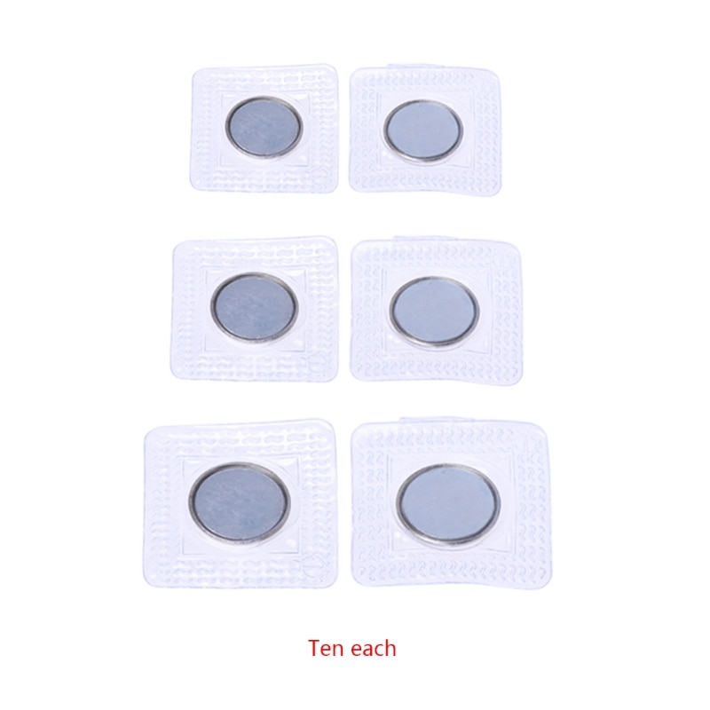 10 Sets Invisible Hidden Sew Magnetic Snap Magnet Fastener For Handbag Clothing