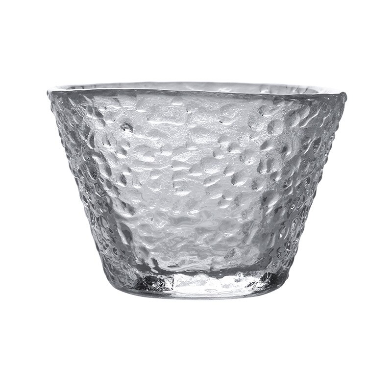 Japanischen Stil transparent Tee Tasse Klar Wärme Beständig Kung Fu Glas Tasse Wasser Blume Tee Schüssel Heimat Küche Büro Getränk: D