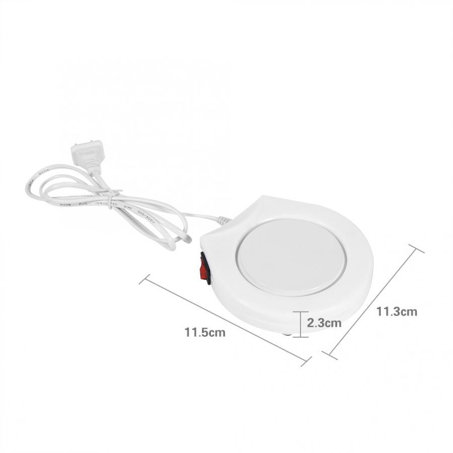 Varm kopp mjölk kaffe te varmare värme kopp varmare värme dryck mugg mat dryck varmare calentador de taza 110v
