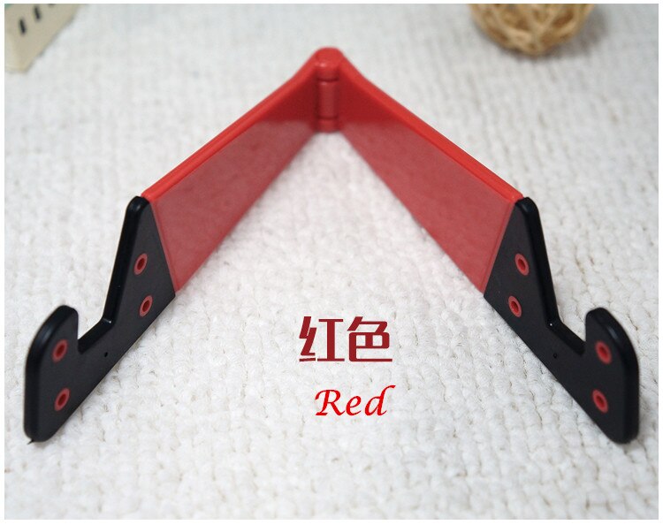 Universal Folding Tablet Stand Bracket Holder: Red