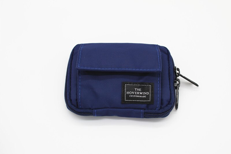 Japanse Mannen Korte Portemonnee Nylon Doek Casual Student Portefeuilles Jeugd Mini Purse Waterdichte Portemonnee: C blue