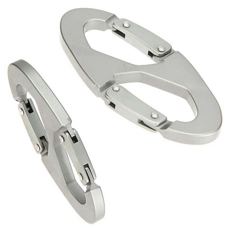 5pc karabijnhaken van aluminiumlegering, sleutelhanger, karabijnhaken, outdoor kampeeruitrusting, klimuitrusting, wandelsportaccessoires