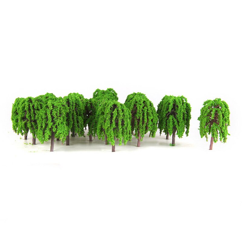 Display model boom keuken decoratie kunststof hars groen 3d landschap