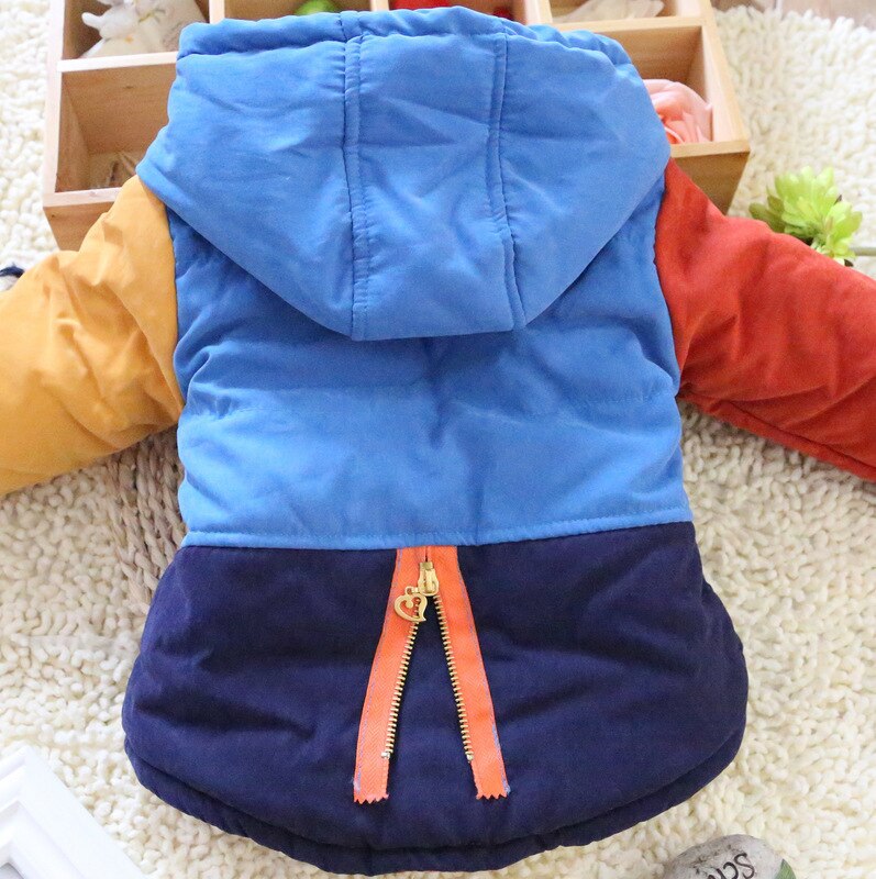 Kinderkleding patchwork jongens coole winter warme jas baby bovenkleding jassen truien jongens dons & parka's