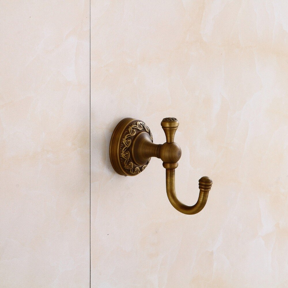 Rij haken, antieke messing handdoekhaken, stoffen handdoek, badkledinghanger, deurhaak, wandhaak, retro woondecoratie, badkameraccessoires 9194k