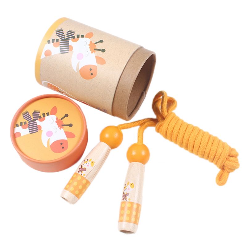 Children's Skipping Rope with Cartoon Wooden Handles, Adjustable Skipping Rope: 5