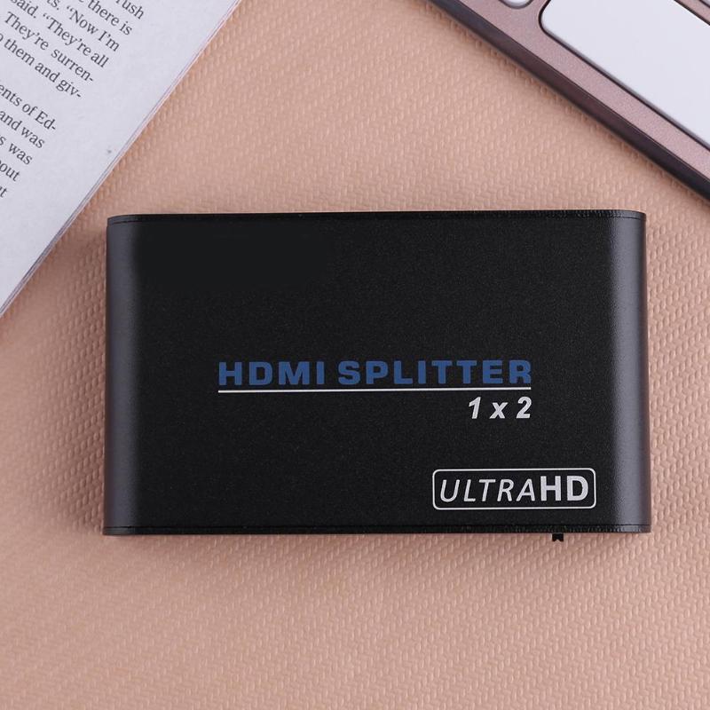 Hdmi Splitter 2.0 Distributor One in Two out Frequency Divider Computer Splitter Video Switcher Supporting up-to-Date Function
