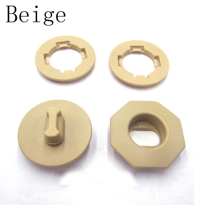1set Universal Clip Carpet Fixing Grips Clamps Buckles Floor Mat Fastener Clips For Car Interior Accessories: Beige 1set