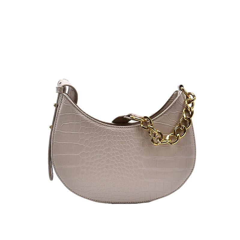 Krokodil Patroon Pu Lederen Tassen Voor Vrouwen Zomer Dag Schouder Handtas Vrouwelijke Reizen Sac Een belangrijkste: Khaki