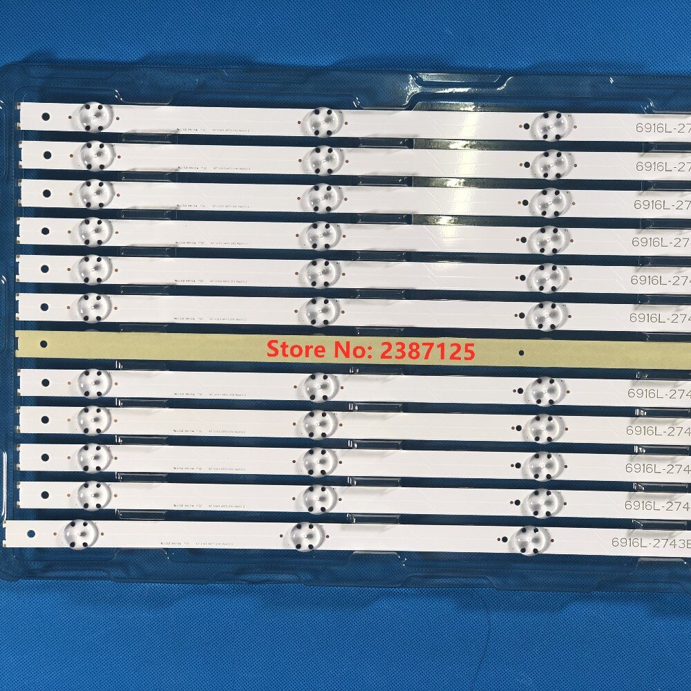De retroiluminación Led 7 lámpara para LG Innotek 17Y 43inch-A-Type 43UJ6300 43UJ6307 43UJ634V 43LJ594V HC430DUN SSC_43LJ61_FHD 43UJ630V