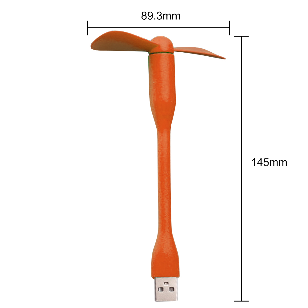 USB Small Fan Flexible Bendable Mini Fan For Power Bank Laptop PC Charger Portable Hand Cooling Fans For Computer Summer Gadgets