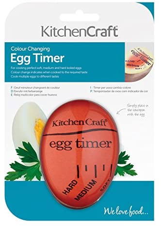 Boiled Egg Timer with Colour Changing Heat Sensitive