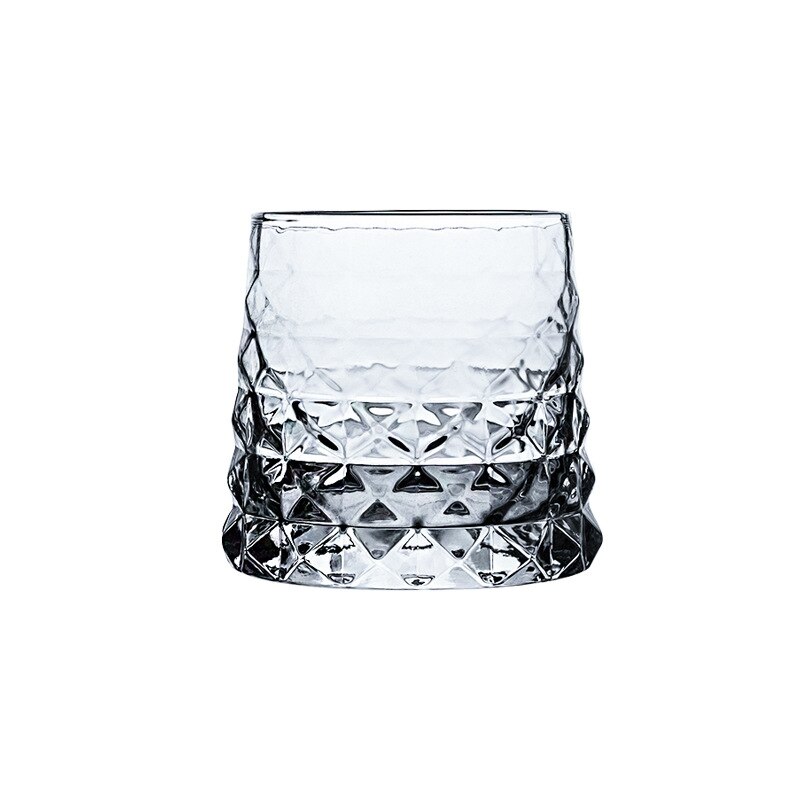 Enlace específico de la Agencia Makoto Komatsu, Whisky Irregular, cristal de roca, artístico, Whisky antiarrugas, Brandy Snifters, vaso XO