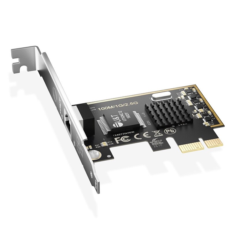 2.5 gb/s Gigabit PCI-E Adapter sieci 10/100/1000M RTL8125 RJ-45 PCI Ethernet do sieci komputerowej kontroler