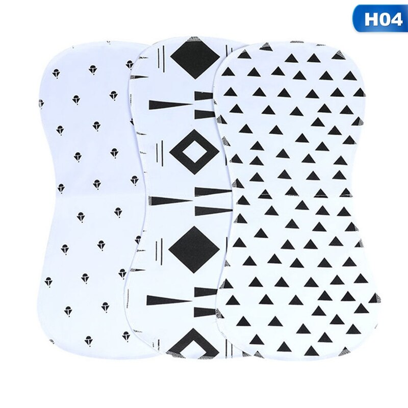 3 pcs/Lot Double couche imperméable pur coton bébé serviette d'alimentation maman épaule crachant coussin de lait pour les enfants: H04