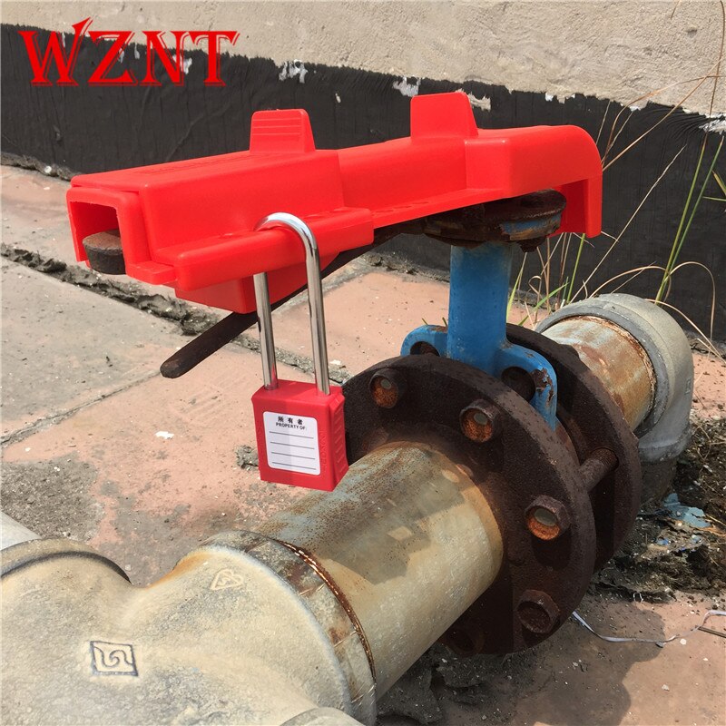 Red Universal Butterfly Valve Lockout ,butterfly valve locking device