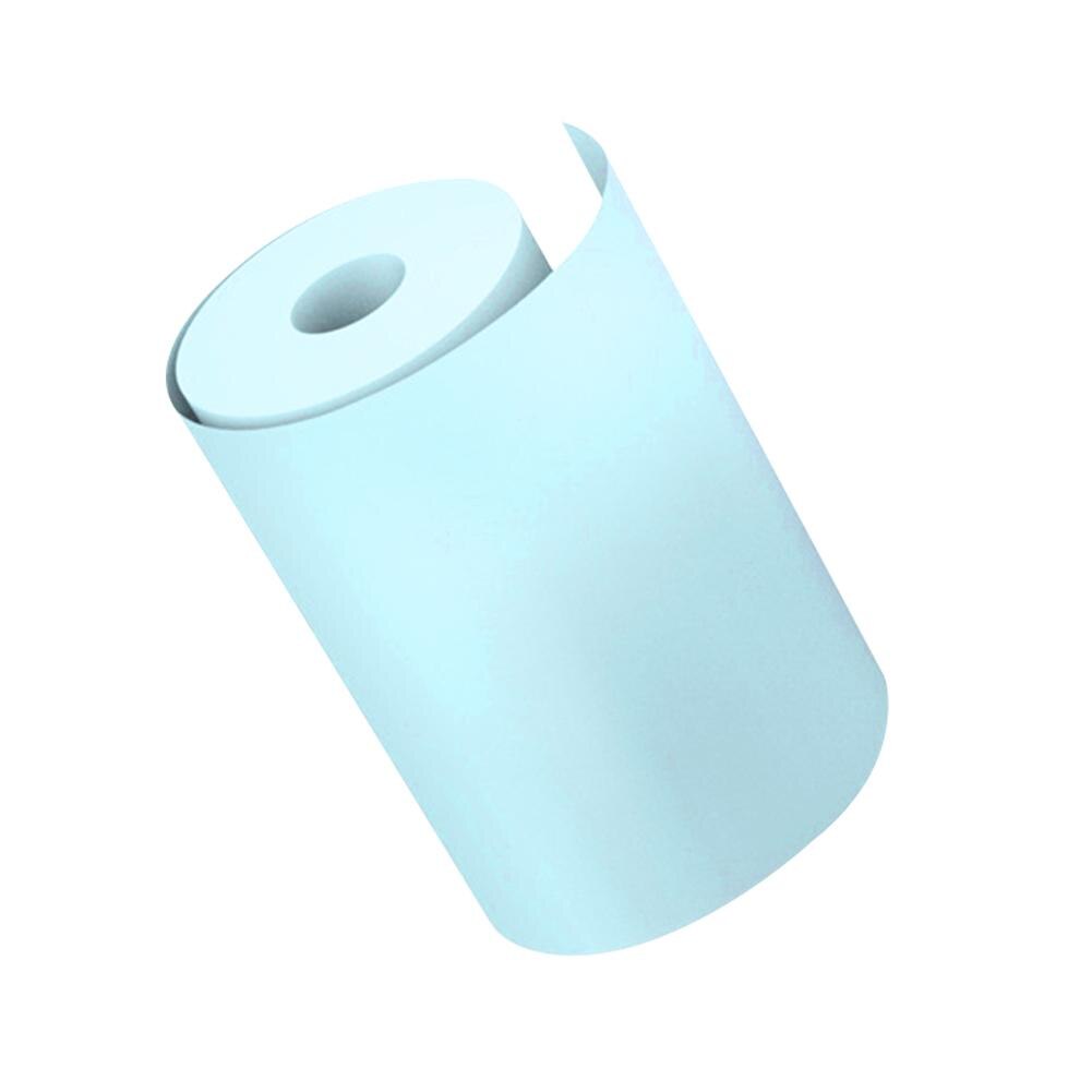 Papel de impresión de fotos para Paperang P1, adhesivo térmico de 57x30mm: Azul