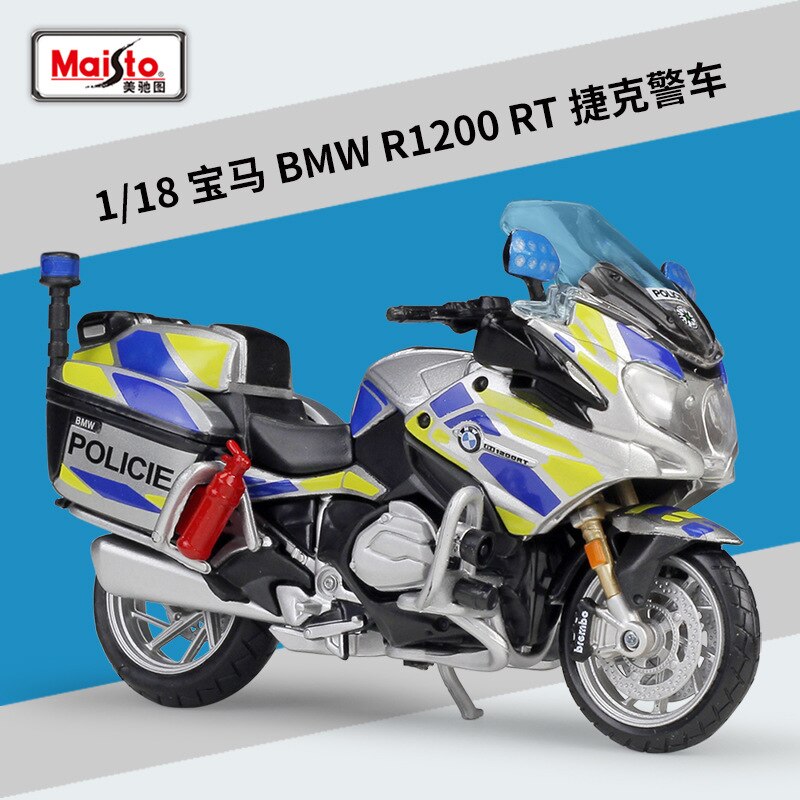 1:18 Maisto R1200 RT Motocicletta di Polizia Modellini In Metallo Modello di Moto Da Collezione: 7 CZ