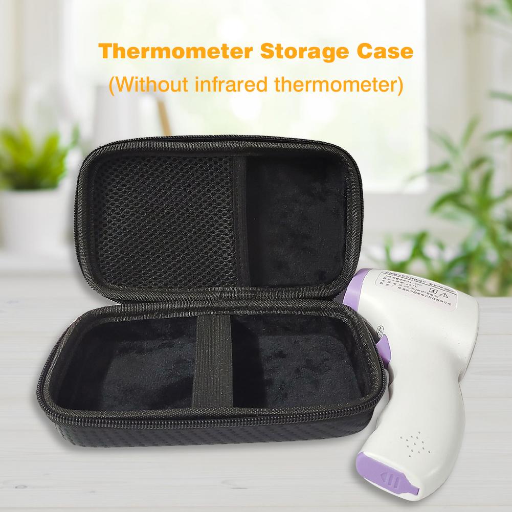 Thermometer Storage Case Portable EVA Storage Box Infrared Thermometer Package Protective Carrying Bag Box 16.5*9.2*4.3cm