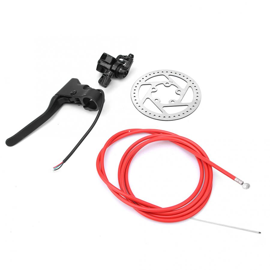 Original 110mm Disc Brake Metal Disc Brake Device Set Brake Line Lever Accessories Kit for Xiaomi Mijia M365 Electric Scooter