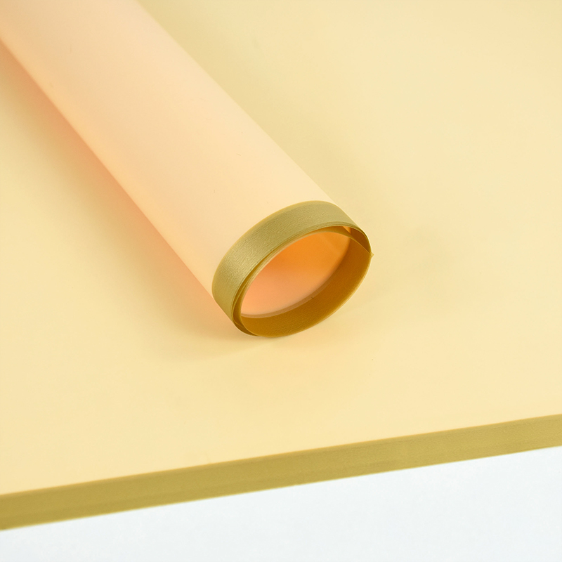 Papel de de flores con borde dorado, embalaje de medio transparente, ramo de floristería, papel de para boda, de cumpleaños, 5 uds.: Caqui oscuro