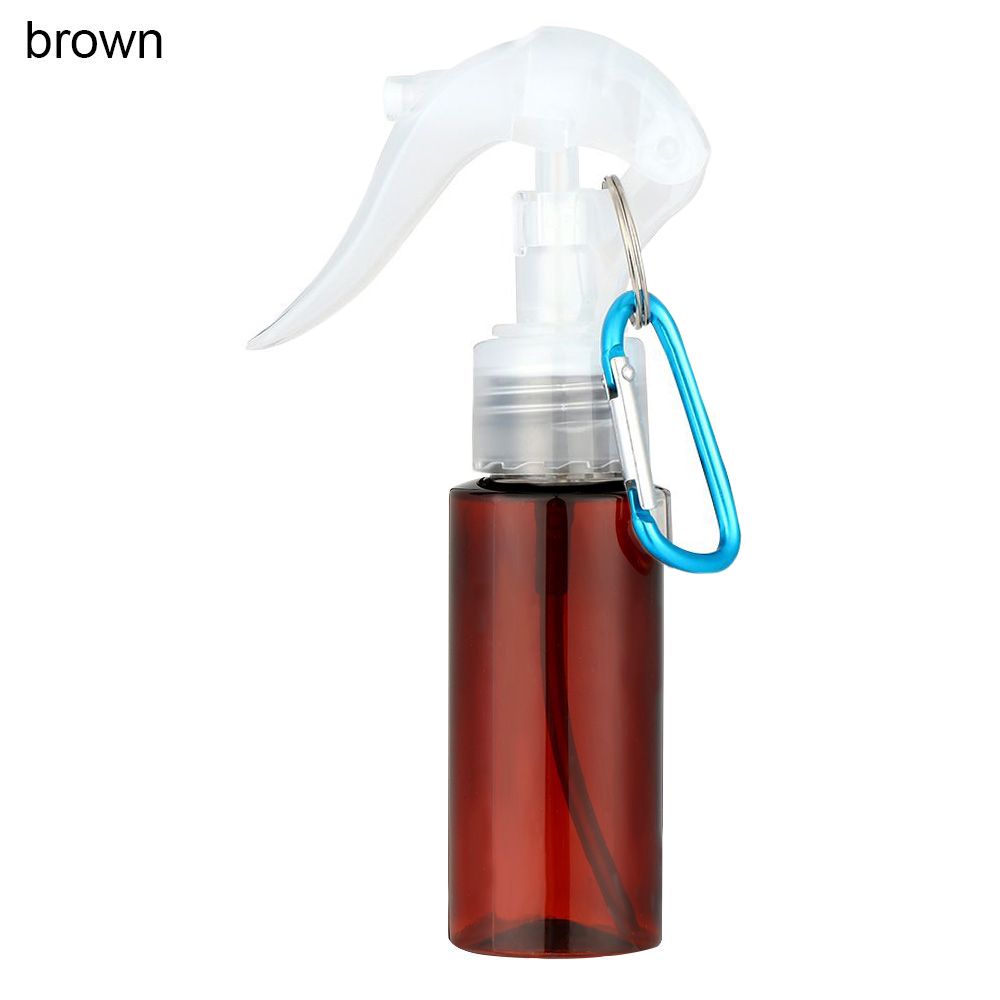 Shower Gel Shampoo Hand Washing Portable Hook Silicone Bottle Empty Bottles Squeeze Container Sub-bottling Tube: brown