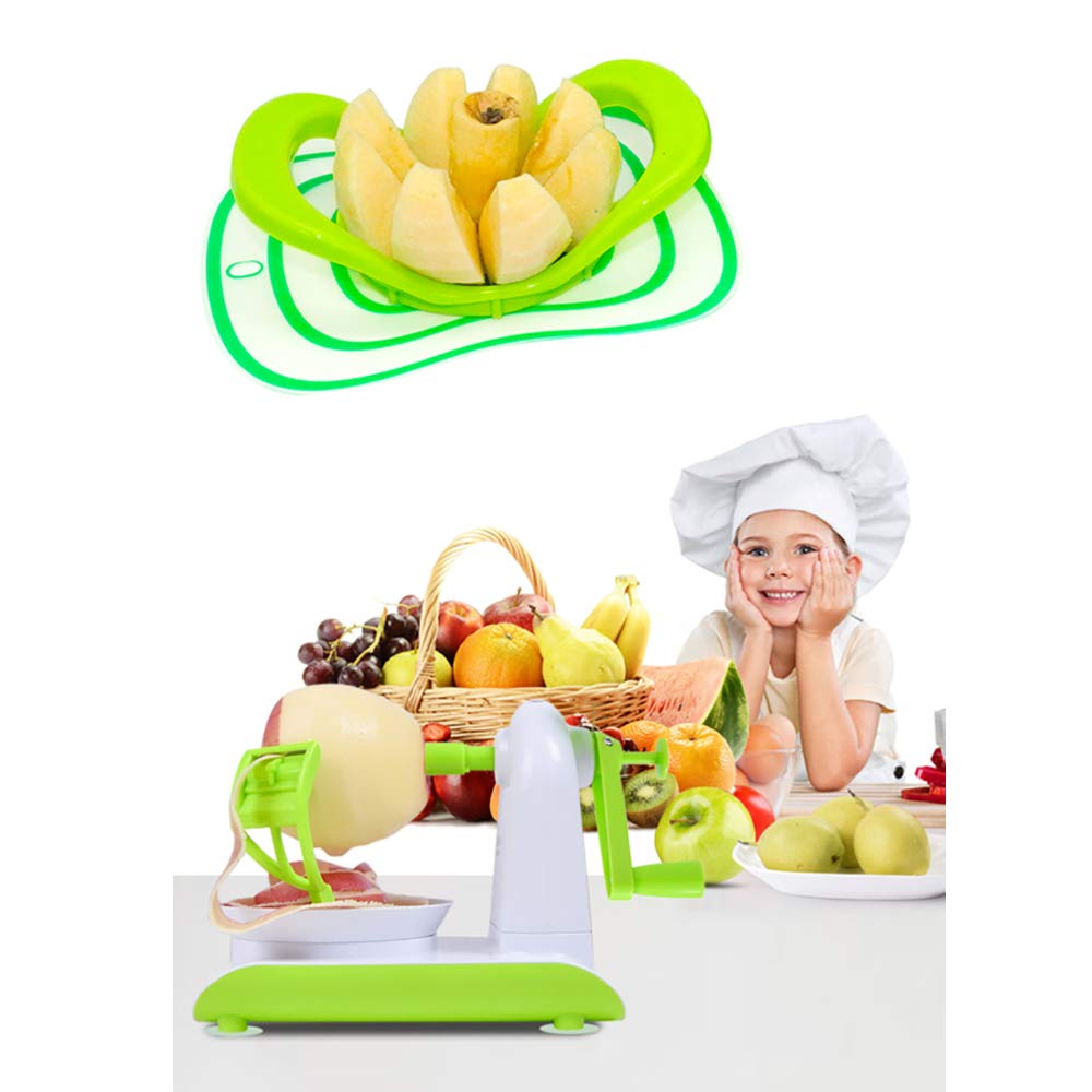 Pelador Manual multifunción de fruta y manzana, máquina peladora de pera de acero inoxidable, herramienta Manual de cocina para pelar frutas y verduras