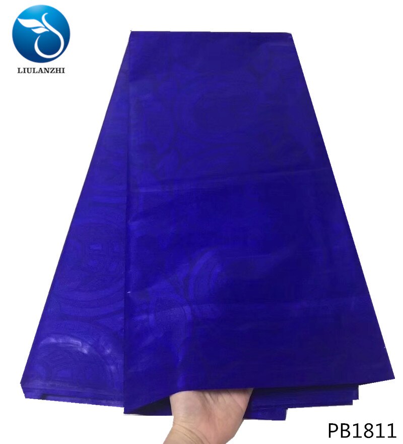 LIULANZHI africain bazin riche tissu africain bazin tissu violet bazin riche getzner pour hommes tissu 5 yards/lot PB18: PB1811
