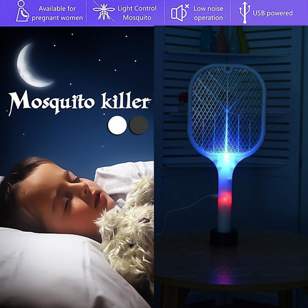 1Pc Usb Oplaadbare Huishoudelijke Krachtige Muggen Killer Licht Mug Schieten Paars Drie-In-een Multifunctionele c9Y4