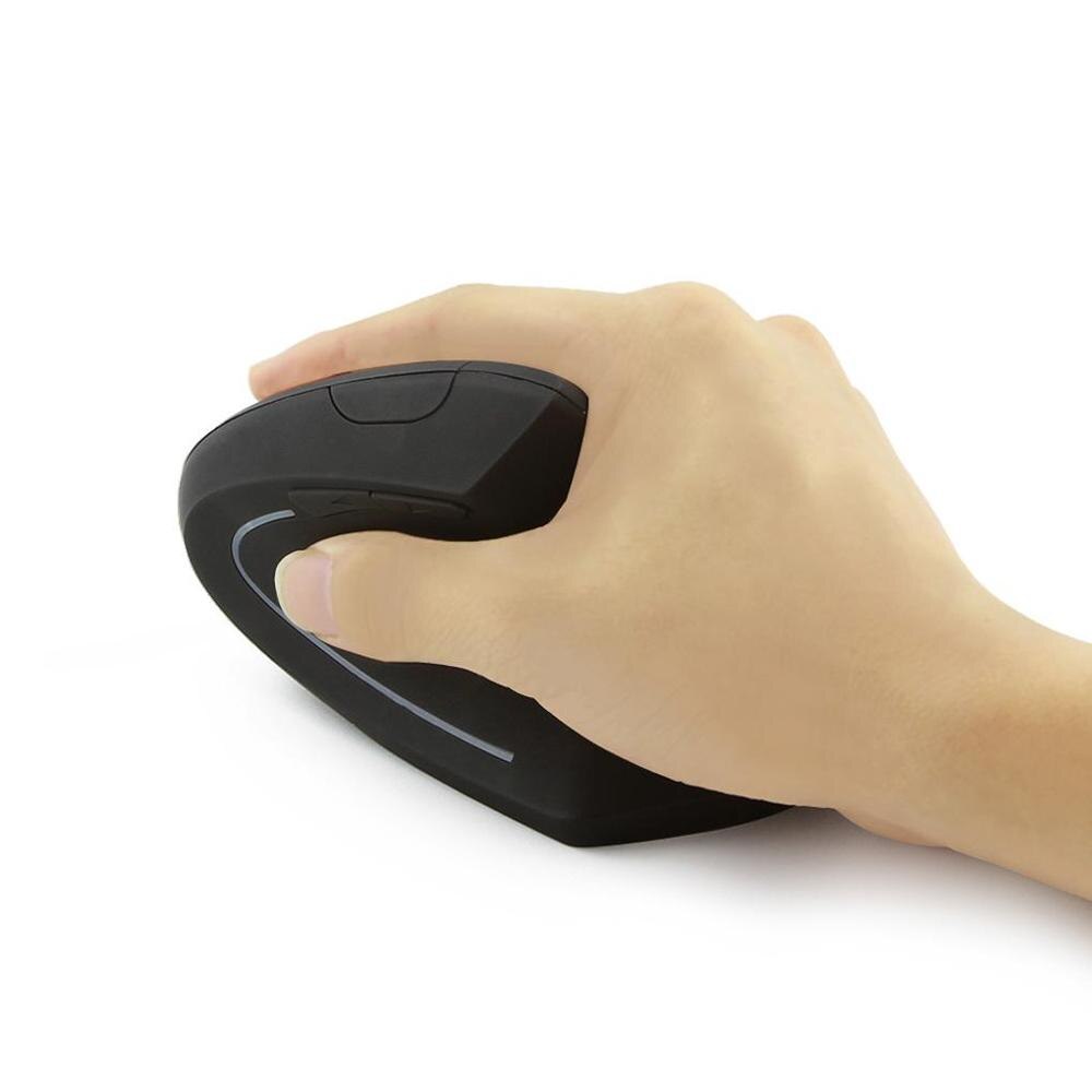 Wireless Vertical Mouse, USB Receiver Gaming Mouse, Ergonomic Office Mouse, Portable Desktop PC Gaming Mouse, ABS Vertical Mouse