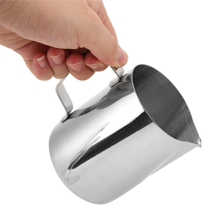 600ml maitokannusta kahvin vaahdotuskuppi espresso maito tee latte kannu kahvimuki lämpötilan näyttö tarra