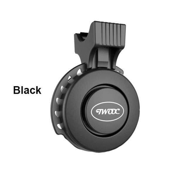 Twooc Elektrische Fahrrad Glocke Usb Ladung Bike Radfahren 120db Lenker Ring 3 Modus Geluiden Sicherheit Wasserdichte: Black