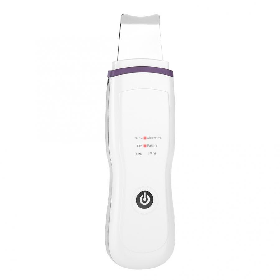 Ultrasonic Deep Cleansing Face Skin Cleaner Blackhead Removal 100-240V Ion Skin Scrubber Facial Peeling