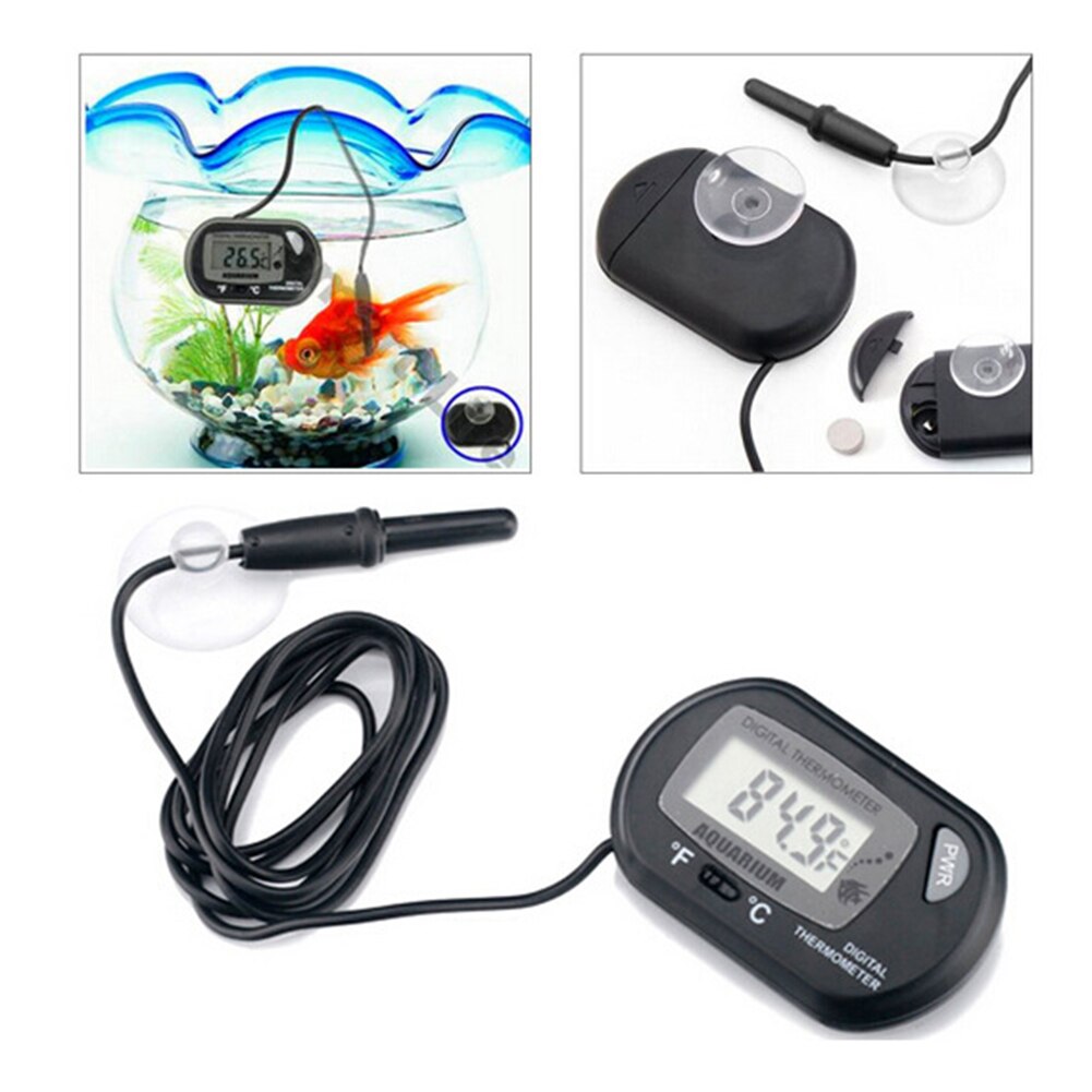 Digital Sensor Aquarium Water Temperature Meter Controller Fish Tank Hygrometer Waterproof Measure Temp Meter Tools