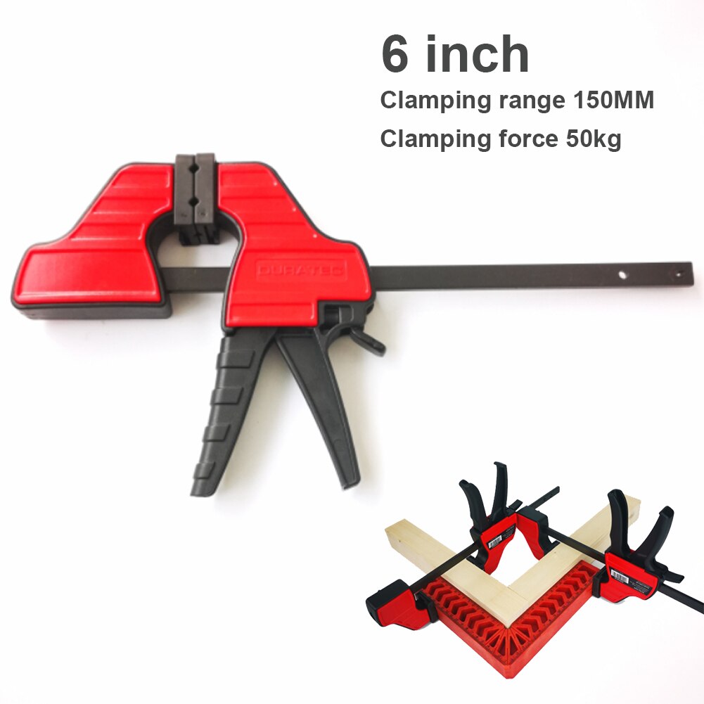 C Stijl Bar Clamp Houtbewerking Vaste Armatuur Quick Grip F Klem Carpenter Quick Release Klemmen Diy Hand Tool: Red A2