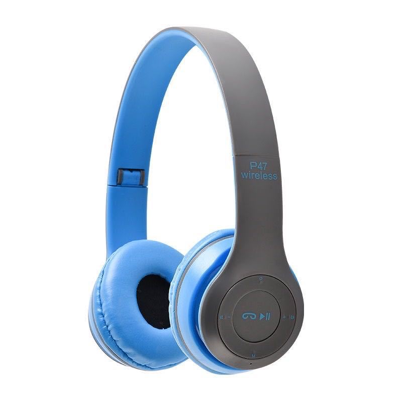 Wireless Bluetooth 5.0 Headphones Over Ear Headest Foldable Headphone with Mic Hi-Fi Stereo For phone pc laptop