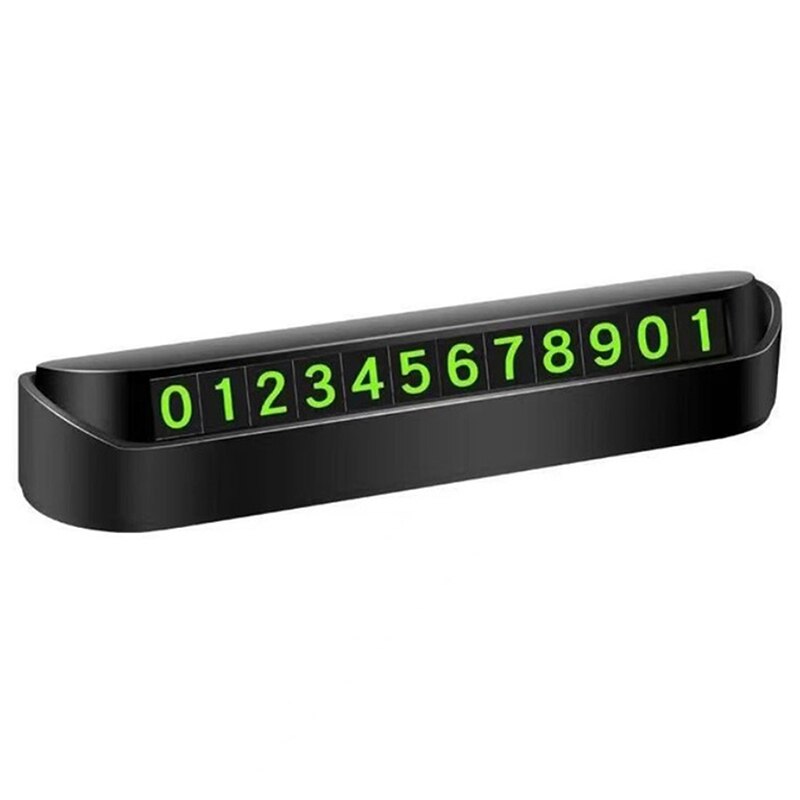 Carte Lumineuse Numéro Téléphone Voiture – Solaire, Stationnement Temporaire, Panneau LED Auto Chargeable