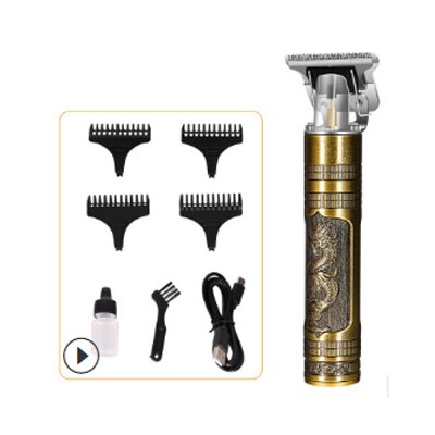 Elektrische tondeuse, oplaadbare scheerapparaat, draadloze tondeuse voor mannen: Fugulongtou