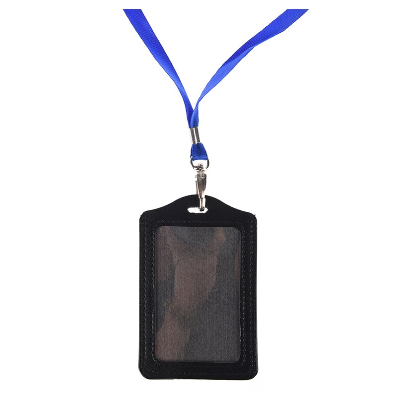 SODIAL(R) porte-Badge d'identité d'affaires en simili cuir 2 pièces