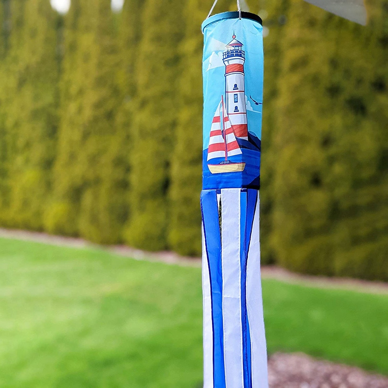 Outdoor Windsock All Weather Measurement Home Vane Windsock Indicator Aviation Monitoring Garden Hanging Decoration