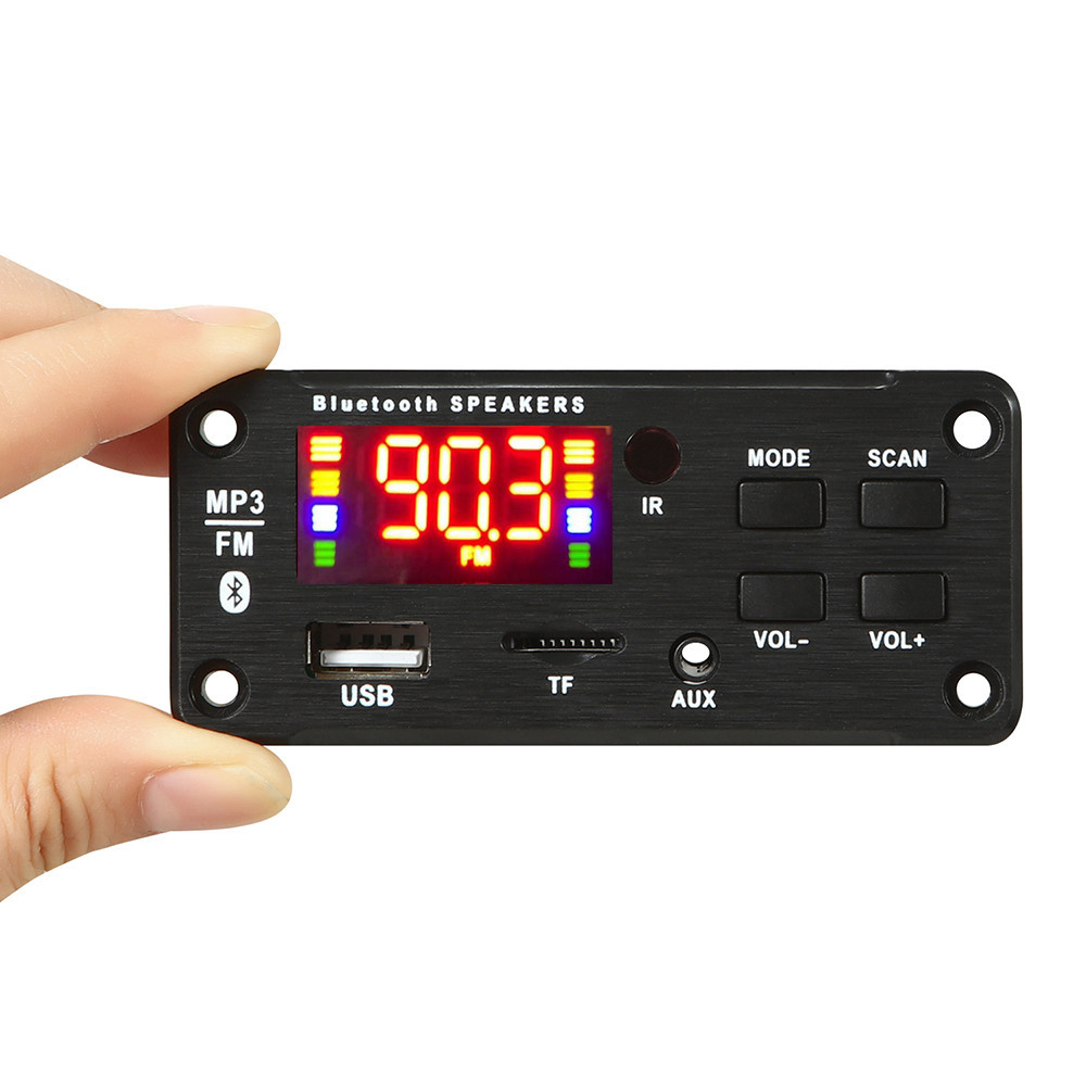 2*25W 50W wzmacniacz samochodowy sprzęt Audio USB TF FM moduł radiowy Bluetooth 12V MP3 płytka dekodera WMA odtwarzacz MP3 z pilotem