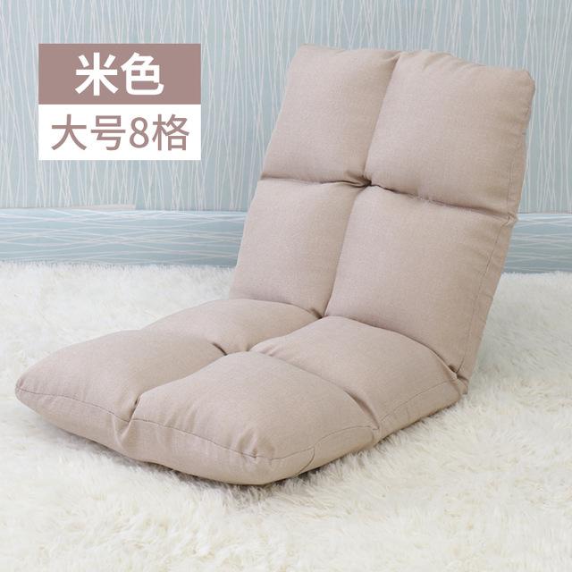 Flydbar polstret gulvstol doven sofa tatami ultrablød futon ergonomisk sofa i japansk stil med justerbar ryg i 5 positioner: 8