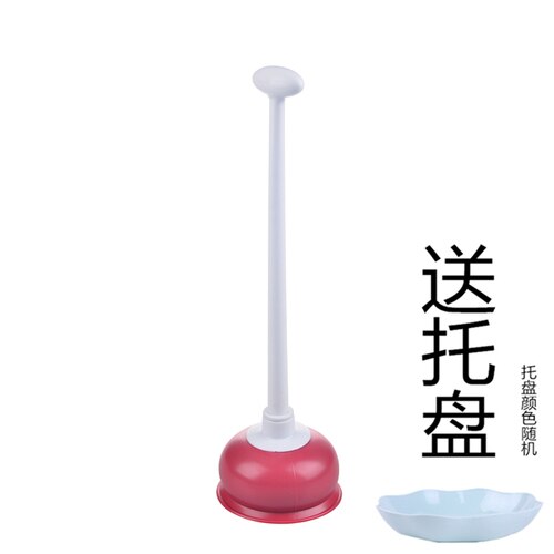 Ventouse en caoutchouc ventouse Drain Buster pompe de toilette outil de nettoyage ventouse toilette débloquer Wc Verstopft maison articles DE50MTX: Rouge